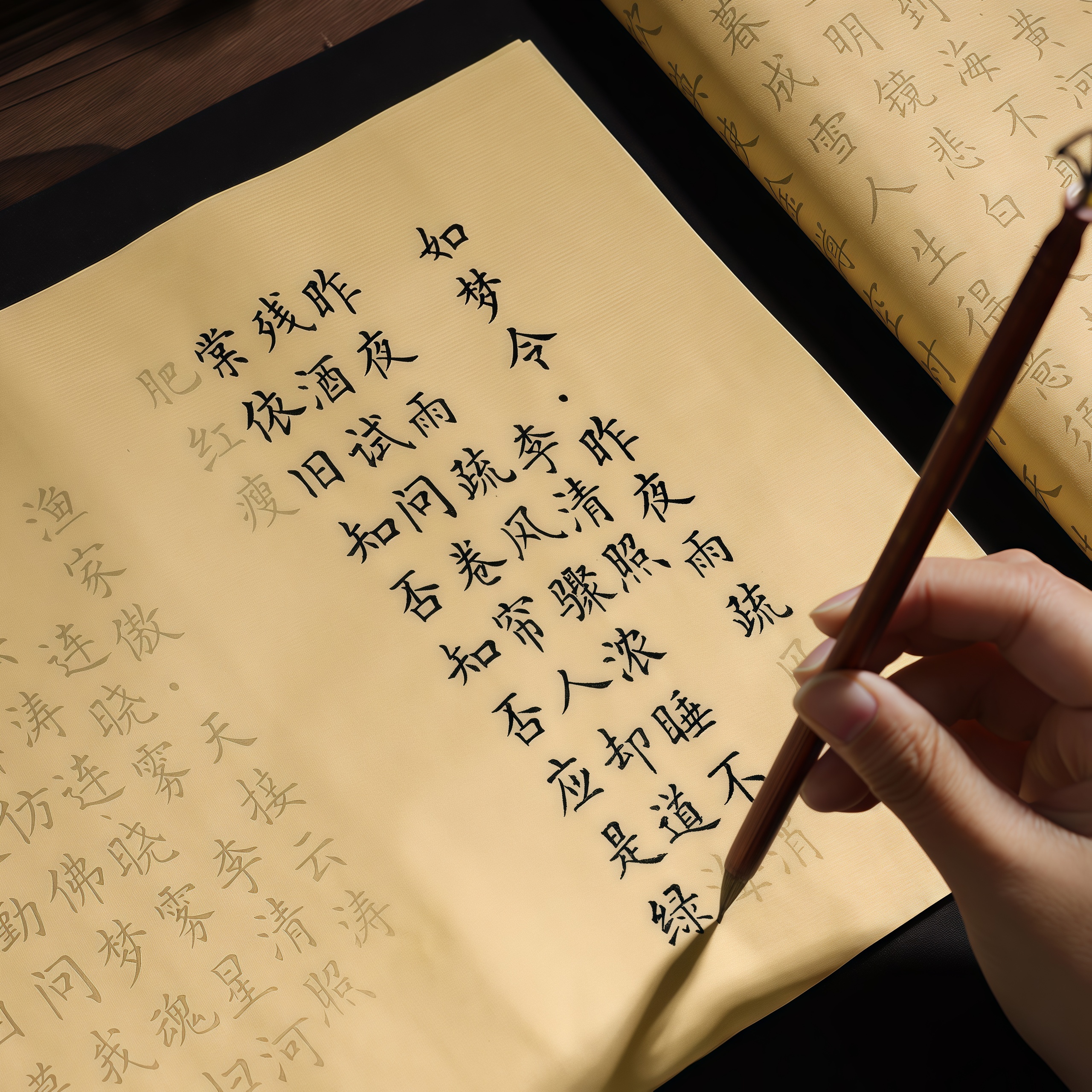 欧楷毛笔临摹字帖134首精选古诗词毛笔小楷字帖描红宣纸仿古色欧体楷书初学者简体字书法入门临摹