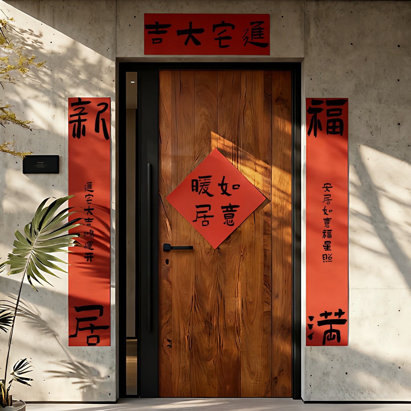 乔迁之喜红色装饰新居对联入宅礼物全套搬家入户门布置仪式用品,节庆用品/礼品,对联,淘宝优惠券,粉丝福利购,淘宝优惠卷