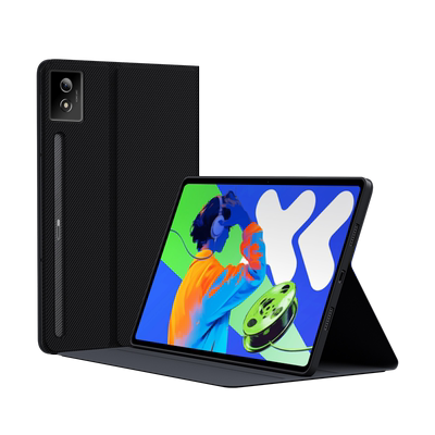 适用小新padpro12.7第二代保护套2025新款联想pad学习平板壳pro电脑联系12.7寸皮套全包硅胶真皮外套外壳支架