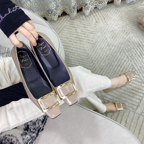 2025秋冬简约浅口rv高跟鞋