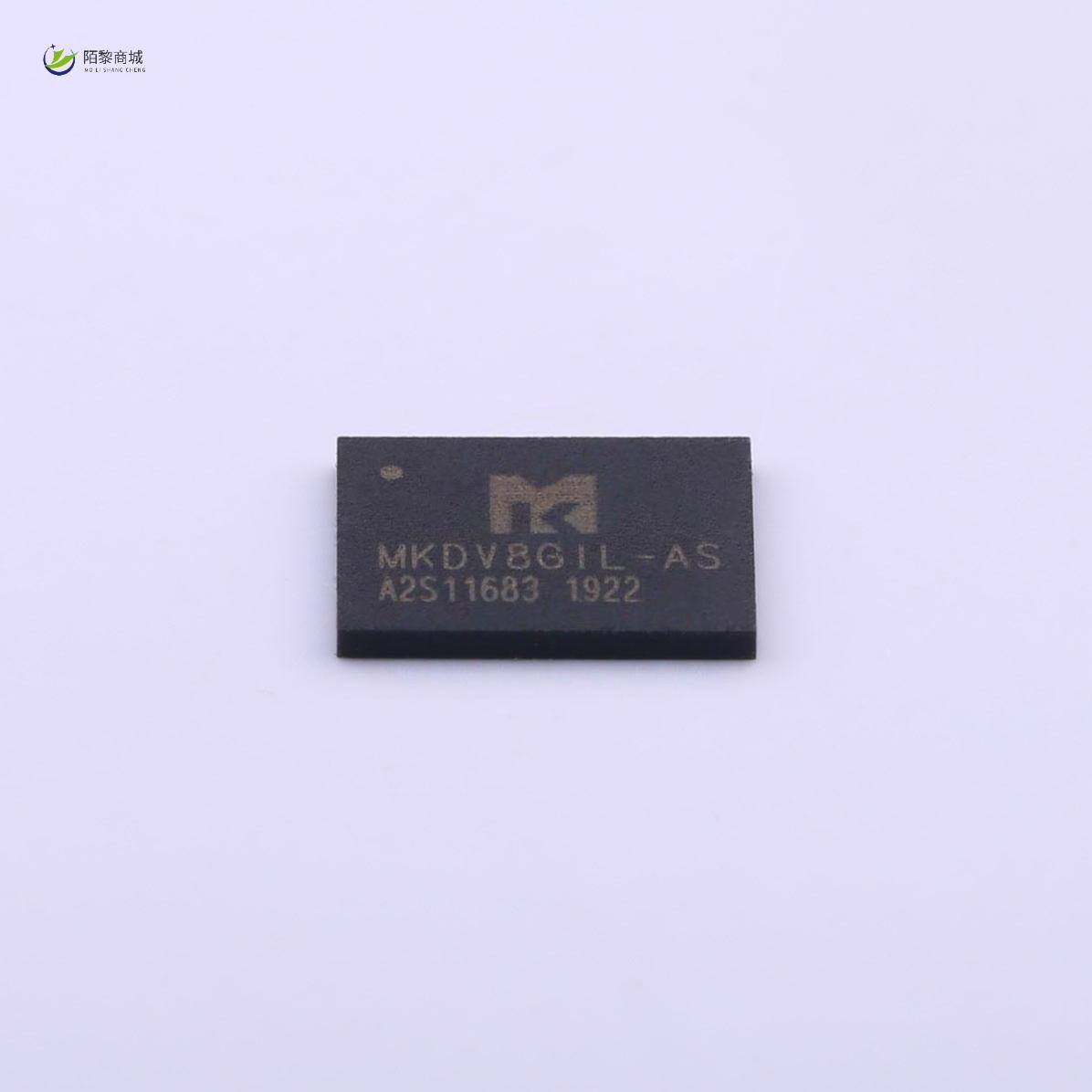 全新原装MKDV8GIL-AS正品/存储器类型：Non-