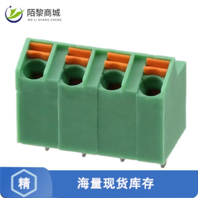 全新原装1752230正品/TERM B 4POS 25DEG 5MM PCB