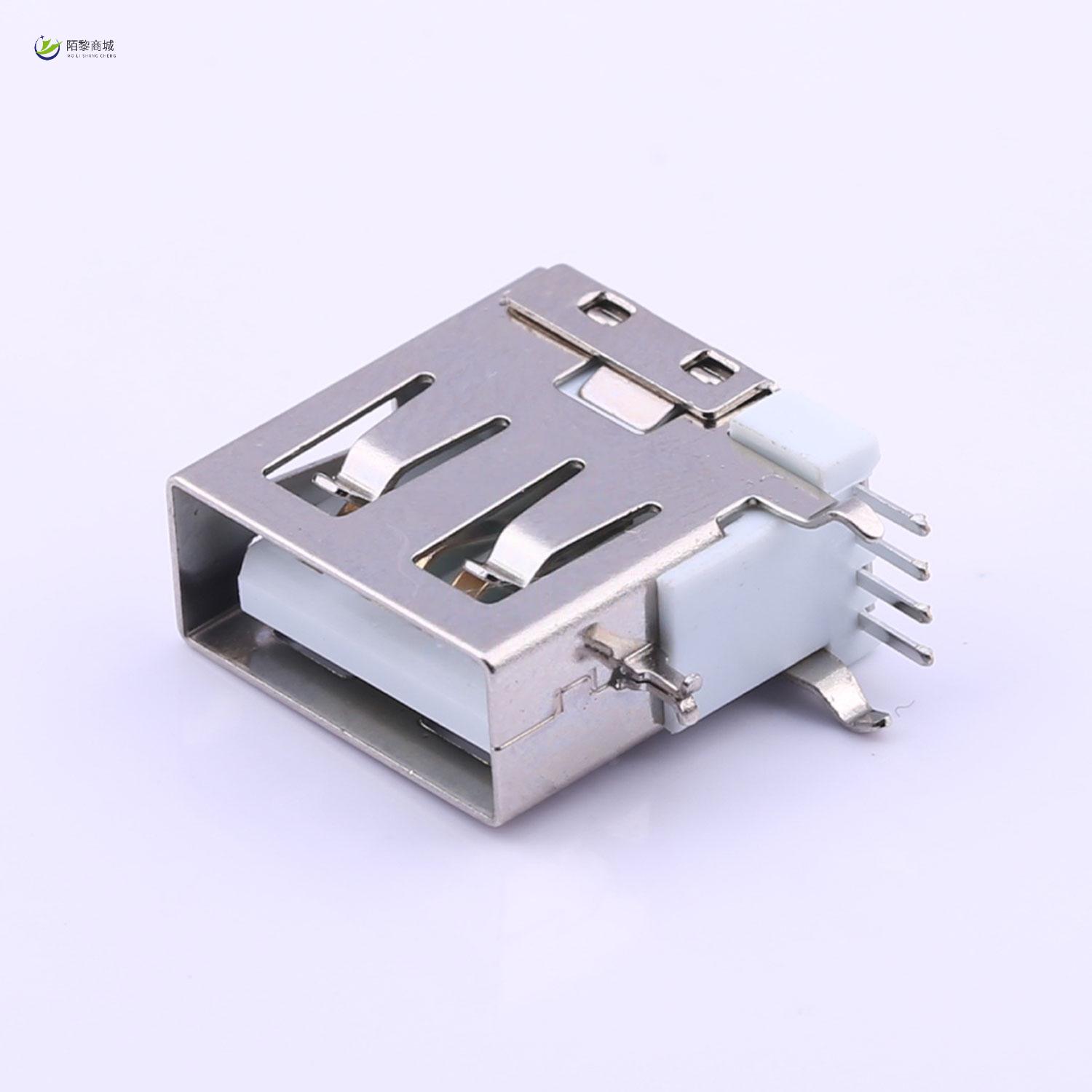 全新原装U-USBAN04P-F005正品/Type-A 母座 侧插