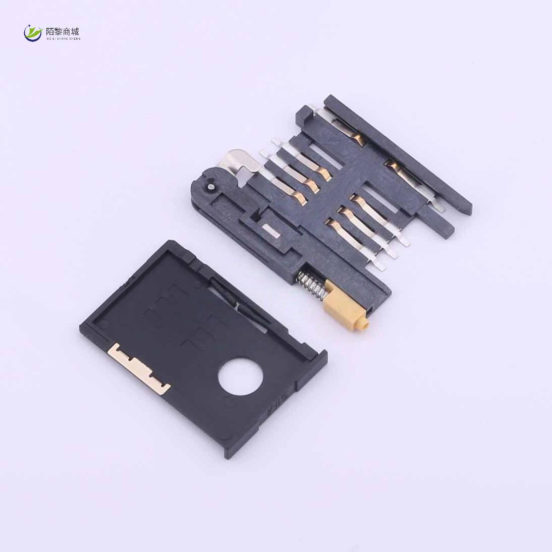 全新原装SIM-212正品/SD/SIM/TF卡插座 8Pins