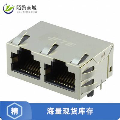 原装正品2301996-1全新CONN JACK 2PORT 100 BASE-T PCB