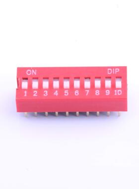 全新原装DS-10RP正品/红色10PIN-2.54mm立式直插正拨拨码
