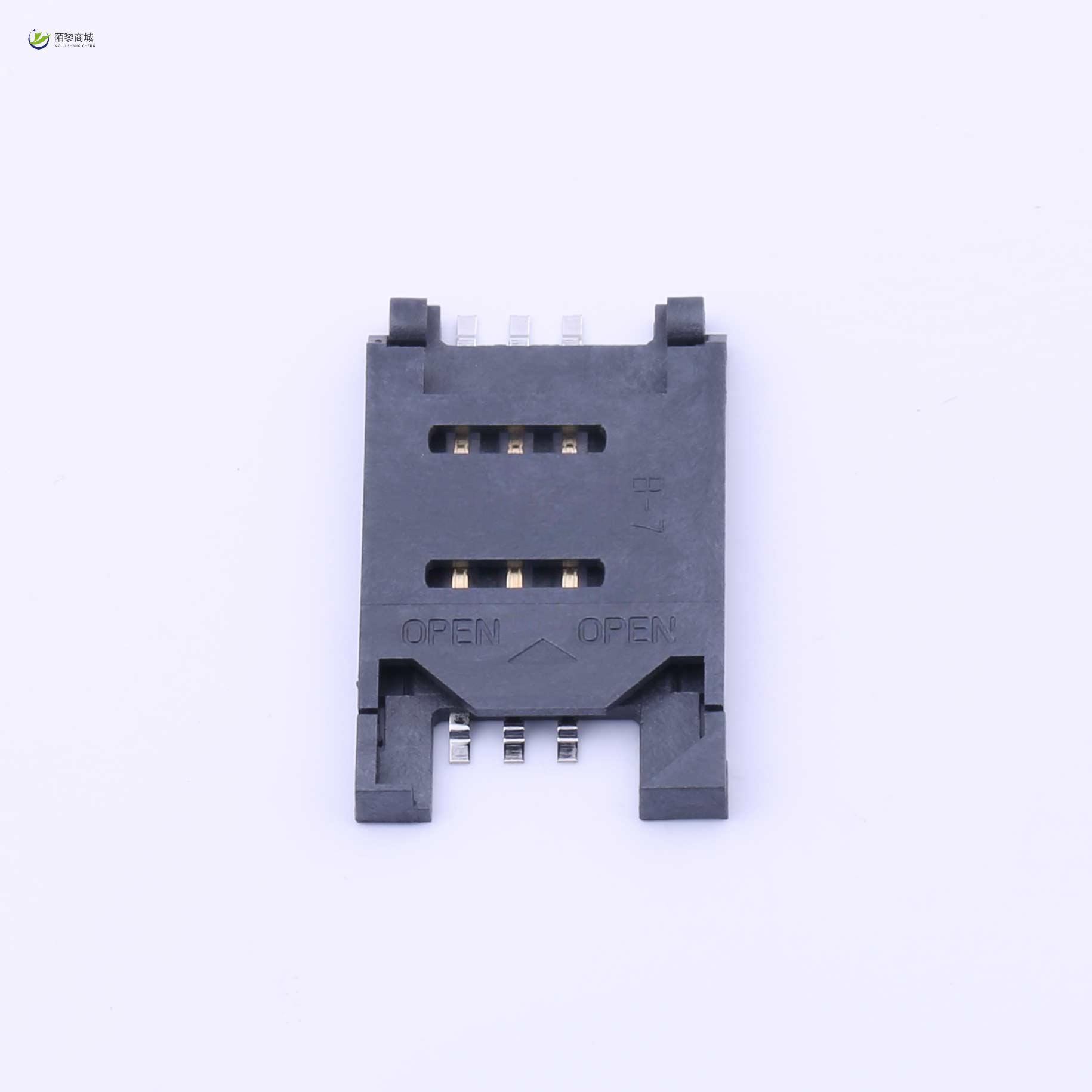 全新原装SIM-108S-ARP6正品/翻盖式 MiniSIM卡 卡座