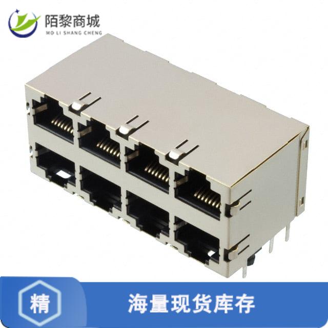 全新原装1734715-2正品/CONN MOD JACK 8P8C R/A SHIELDED