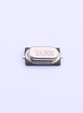 全新原装24M 10PF 10PPM正品/无源晶振 HC-49S-SMD-2P-