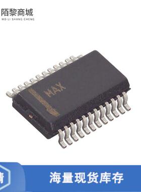 全新原装MAX1230BCEG+T正品/IC ADC 12BIT SAR 24QSOP