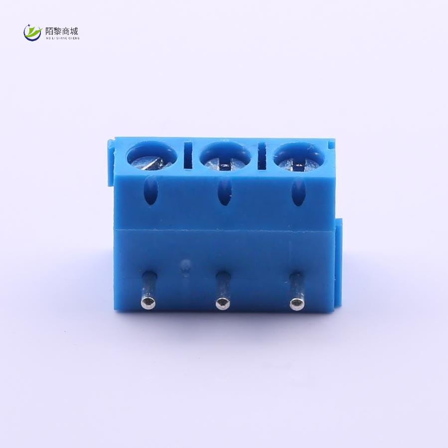 全新原装DB301R-5.0-3P-BU-S正品/5mm 排数:1 每排P