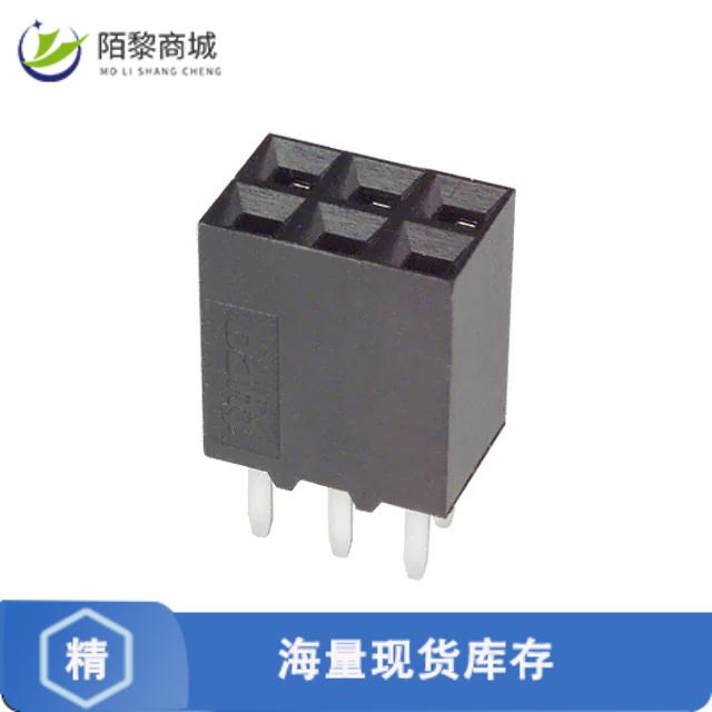 全新原装5-534206-3正品/CONN RCPT 6POS 0.1 GOLD PCB