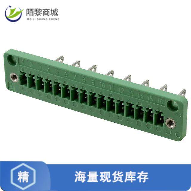 全新原装1829471正品/TERM BLK HEADER 16POS GREEN