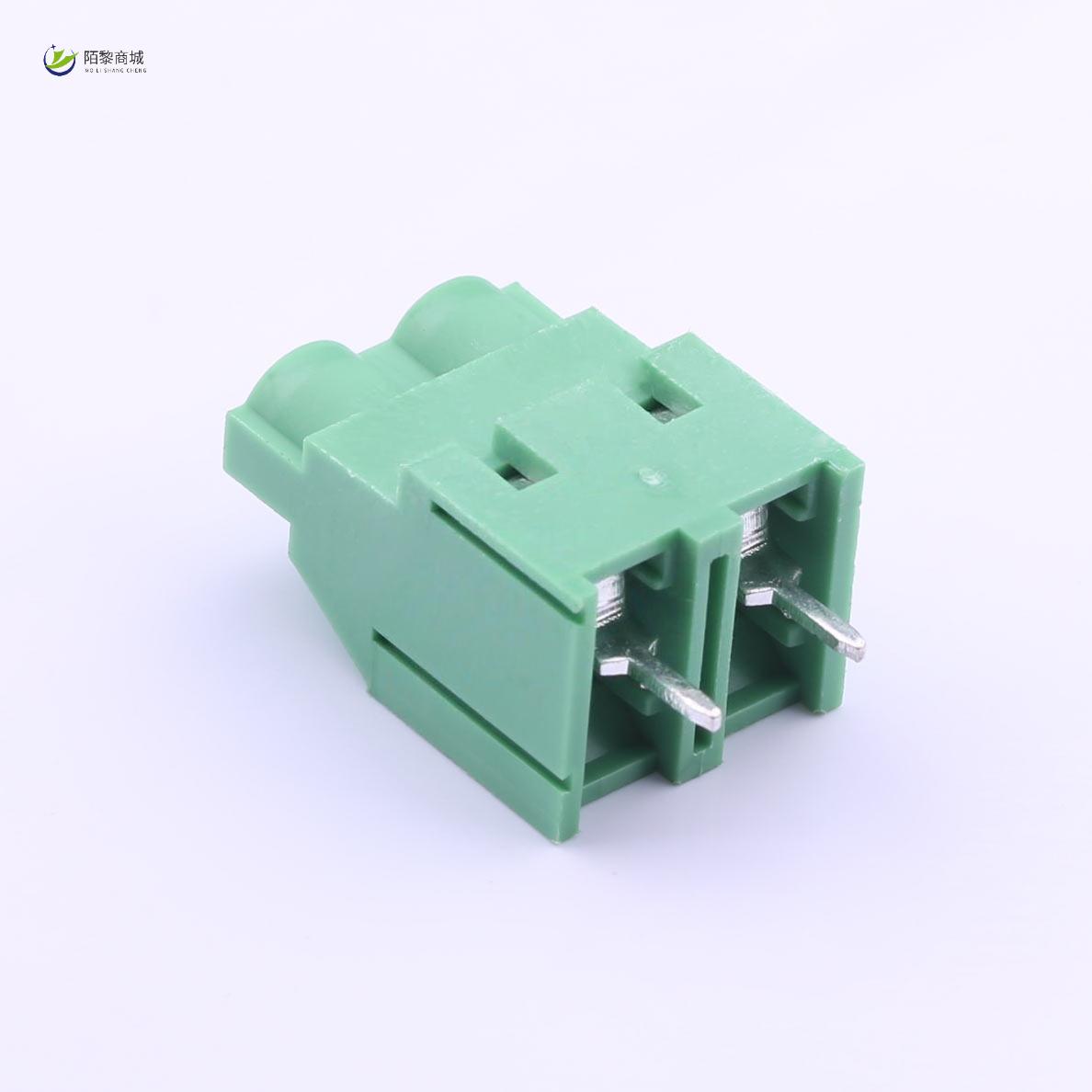 全新原装DB910-7.62-2P-GN-S正品/7.62mm 排数:1