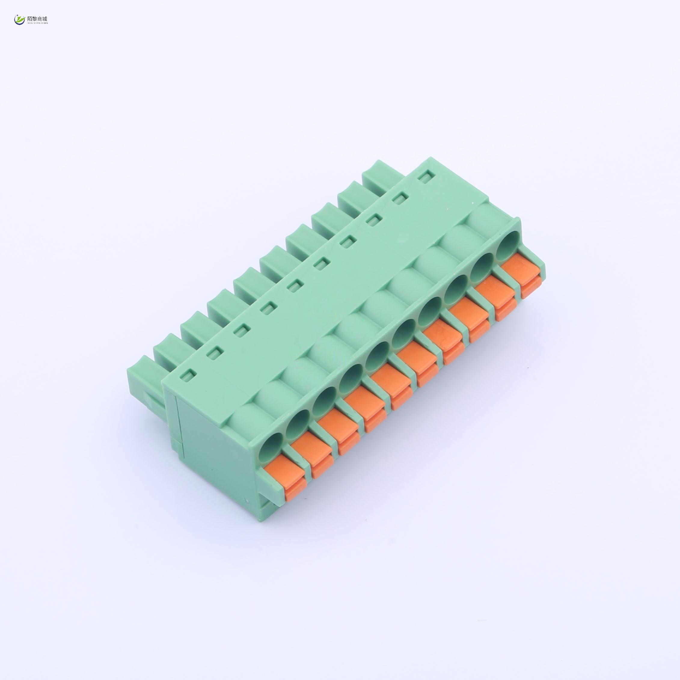 全新原装DB2EKD-3.81-10P-GN正品/3.81mm 排数:1 每排
