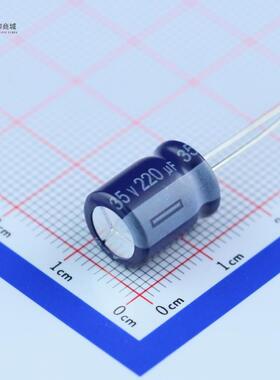原装正品ERR1VM221G13OT全新220uF ±20% 35V