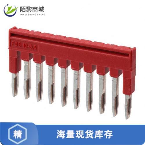 全新原装3213056正品/JUMPER TERM BLK 10POS FLAT PIN