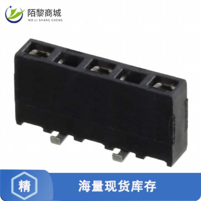 全新原装1241152-5正品/CONN RCPT 5POS 0.1 GOLD SMD