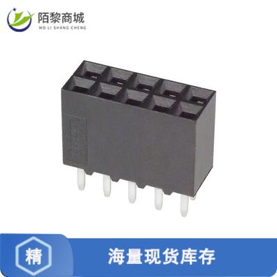 原装正品534206-5全新CONN RCPT 10POS 0.1 GOLD PCB