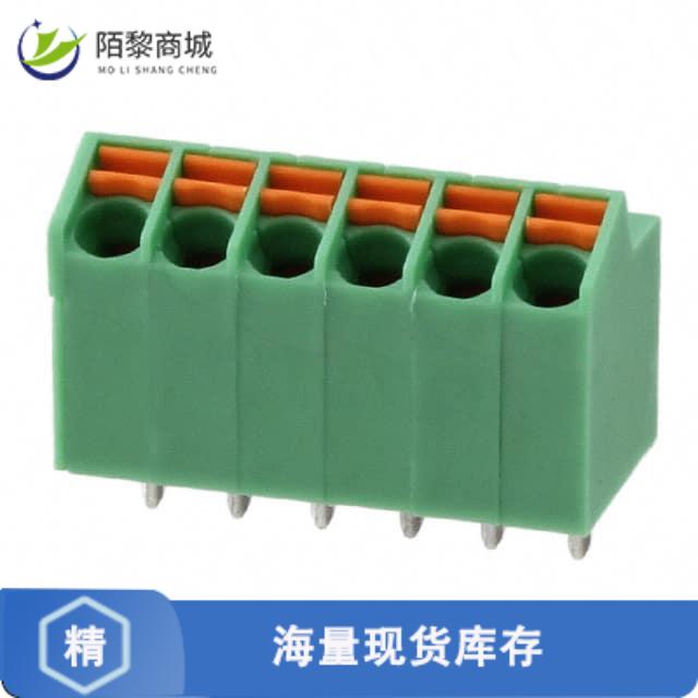 全新原装1752146正品/TERM B 6POS 25DEG 3.5MM PCB