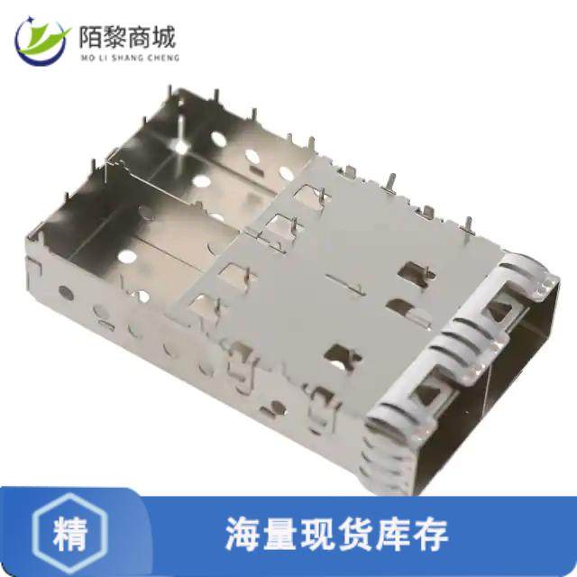 全新原装2143451-1正品/CONN SFP+ CAGE 1X2 SLD R/A