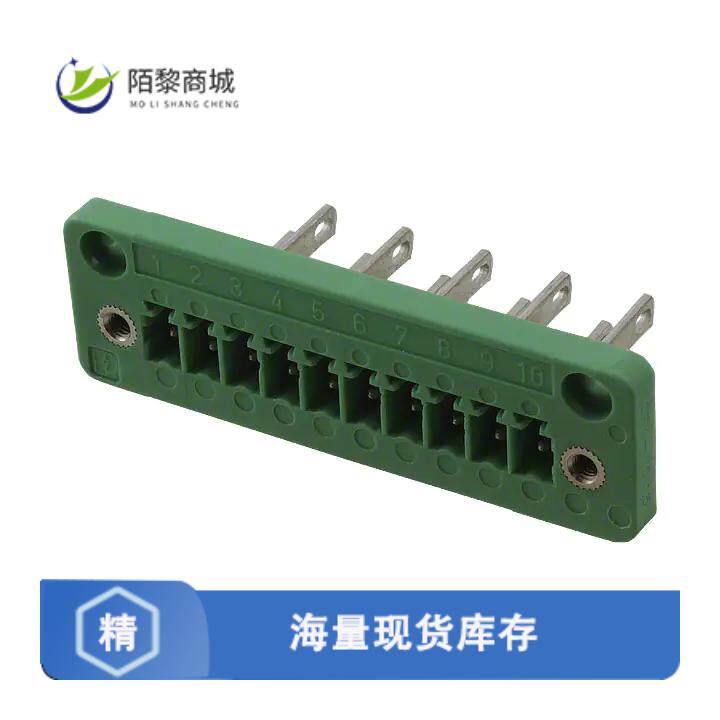 全新原装1829413正品/TERM BLK HEADER 10POS GREEN