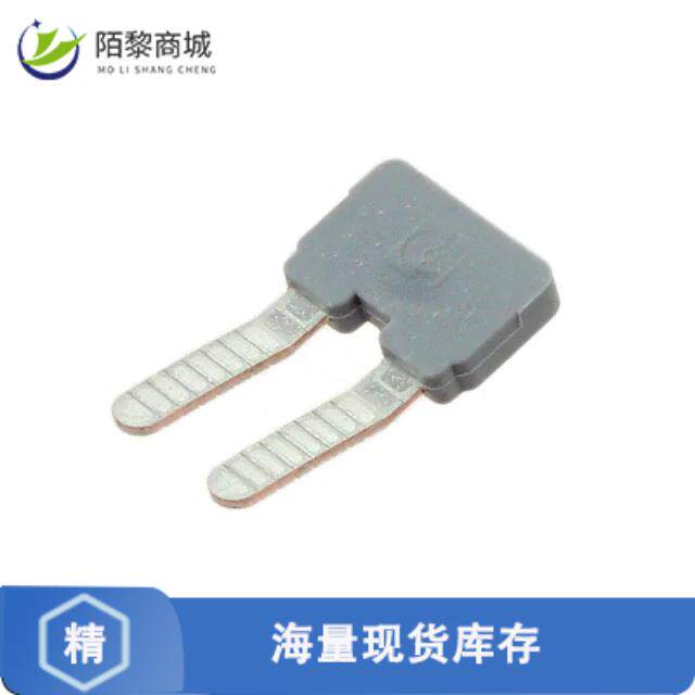 全新原装1733169正品/JUMPER TERM BLK 2POS FLAT PIN