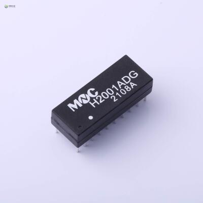 原装正品H2001ADG全新10/100 BASE-T双端口通孔磁铁