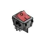 全新原装R5BBLKREDFF1正品/翘板 DPST OFF-ON PNL 15A