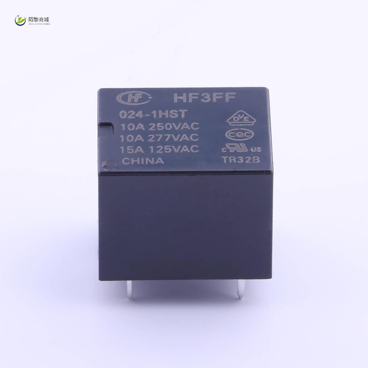 全新原装HF3FF-024-1HST正品/功率继电器 10A SPST-NO