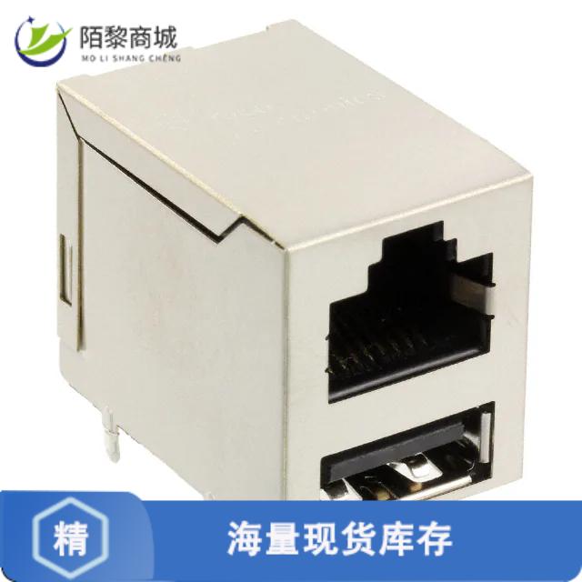 全新原装1775855-1正品/CONN MOD JACK 8P8C R/A SHIELDED