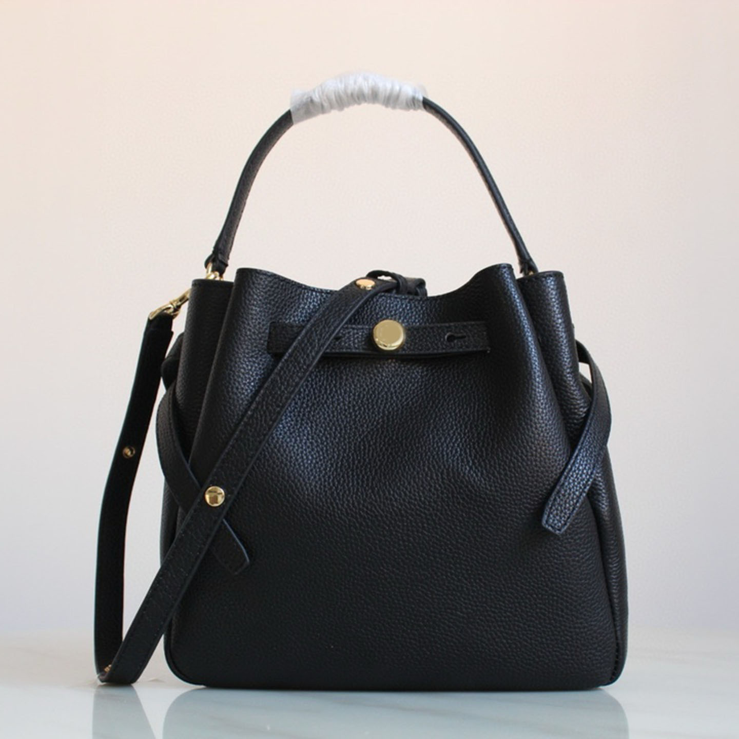 外贸原单tb水桶包女士包包真皮