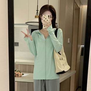 防紫外线薄款 夏季 外套透气防晒服 冰丝凉感防晒衣女2023新款 upf50
