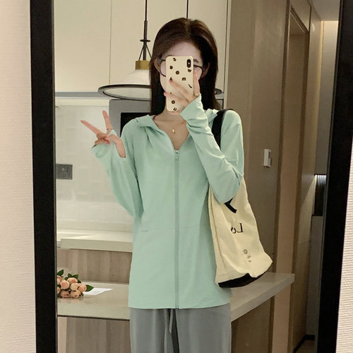 upf50+冰丝凉感防晒衣女