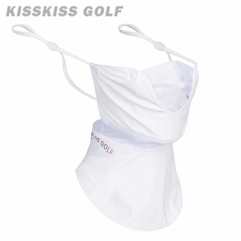 KISSKISSGOLF女士高尔夫防晒面罩护脖防紫外线冰丝凉爽户外运动