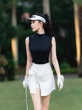 KISSKISSGOLF高尔夫女裙5A抗菌蝴蝶裙 运动休闲透气防走光半身裙