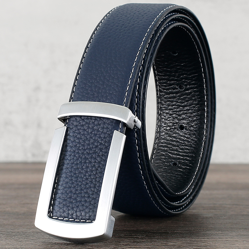 月驰皮带真皮休闲百搭简约