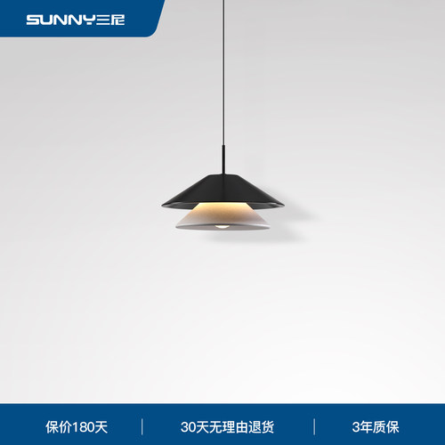 三尼 意式极简高级感床头吊灯现代客厅背景墙走廊过道装饰氛围灯