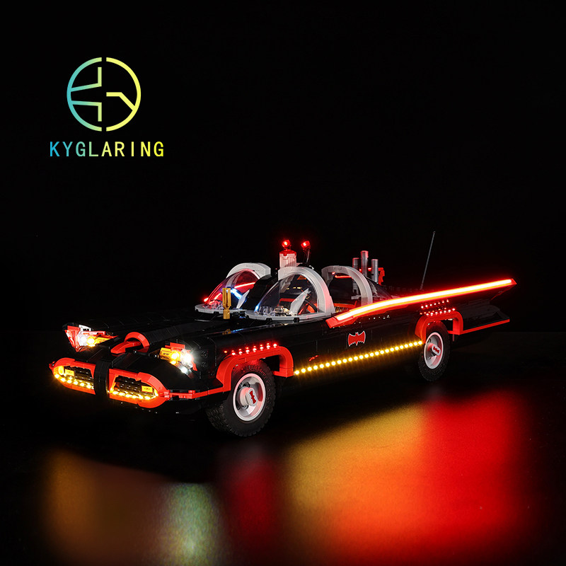 KY可匀适用于乐高76328经典蝙蝠战车LED积木玩具遥控灯饰灯光灯