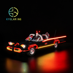 KY可匀适用于乐高76328经典蝙蝠战车LED积木玩具遥控灯饰灯光灯