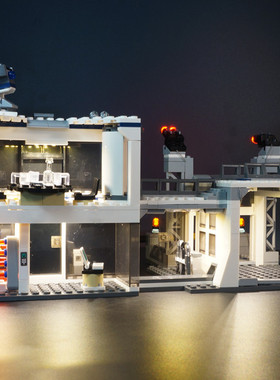 可匀适用于乐高76131复仇者基地大决斗LED积木配套灯饰灯光DIY