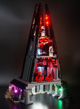 可匀Kyglaring灯饰适用于乐高75251星球大战黑武士碉堡LED灯饰