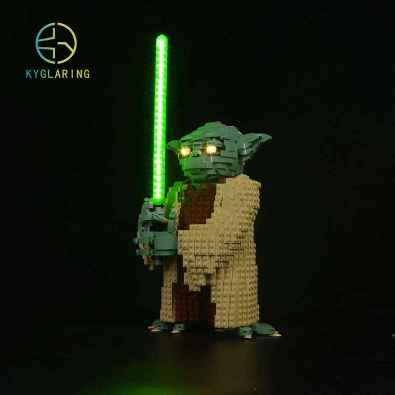 ky可匀灯饰适用乐高  星球大战系列 75255尤达大师 led 灯光灯具