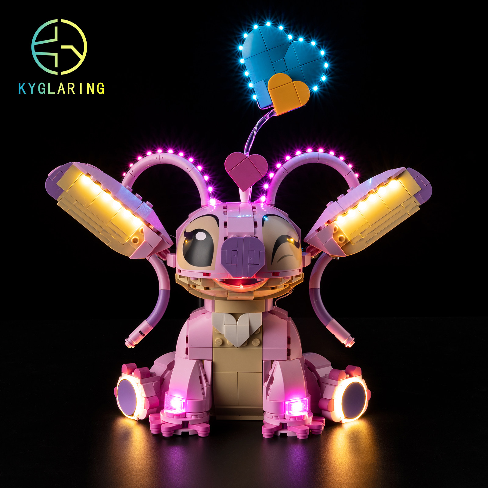 KY可匀适用于乐高迪士尼43257星际宝贝安琪LED积木玩具灯饰灯光组