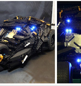 可匀Kyglaring灯饰适用于乐高76023蝙蝠侠战车诺兰LED灯饰