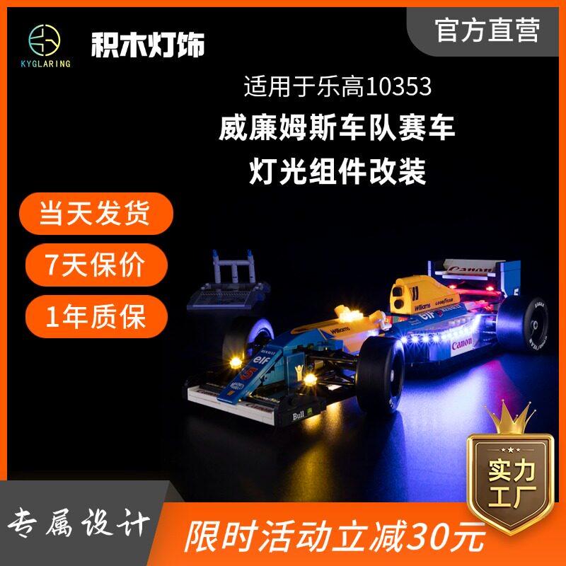 适用于10353威廉姆斯车队LED积木