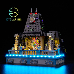 KY可匀适用于乐高76781星期三与伊妮德 寝室LED积木玩具灯饰灯