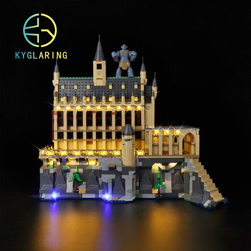KY可匀适用于乐高76435霍格沃茨城堡大礼堂LED积木玩具灯饰灯光灯