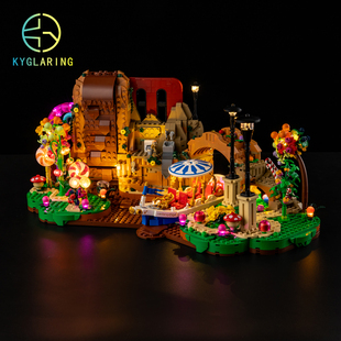 KY可匀适用于乐高21360威利旺卡和巧克力工厂LED积木玩具灯饰灯光