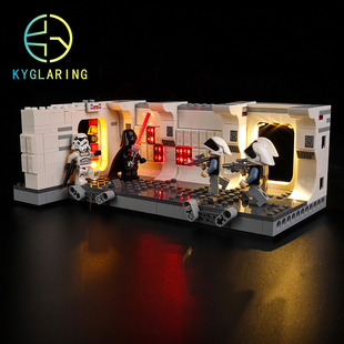 KY可匀适用于乐高75387强登坦地夫四号LED积木玩具灯饰灯光灯组